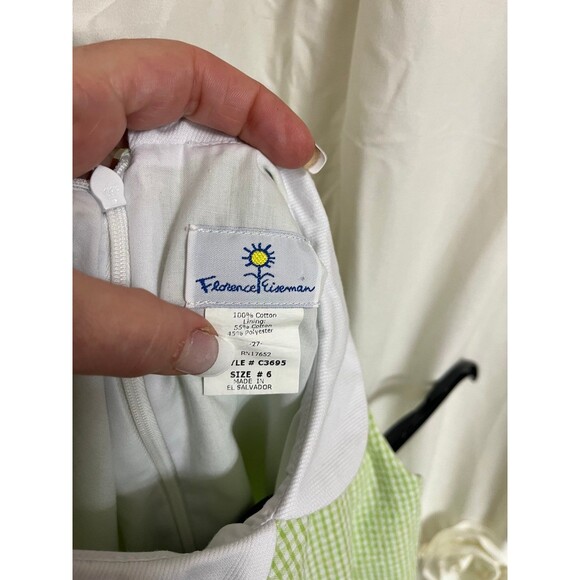 Florence Eiseman Girls Golfcart Seersucker Dress 6 - Picture 6 of 6